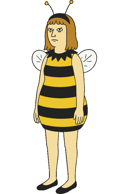 Full-body portrait of Lacy
